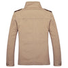 Men's jacket Standing Collar Long Sleeve Cotton / Acrylic