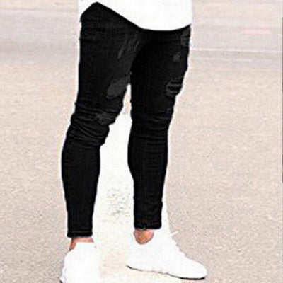 Ripped  Skinny Streetwear Jeans. Ankle Length. Great for Everyday Wear