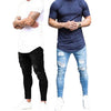 Ripped  Skinny Streetwear Jeans. Ankle Length. Great for Everyday Wear