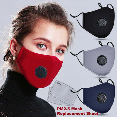 Breathable Face Mask With Activated Carbon Filter