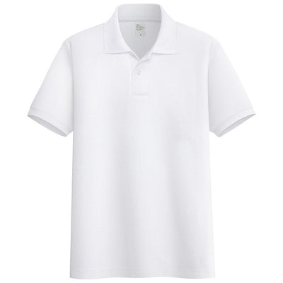 Men Short Sleeve Polo Shirt Breathable.