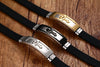Gold Tone Cross Cuff Bracelet. Rust Resistant